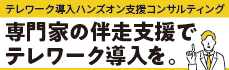 テレワーク導入ハンズオン支援コンサルティング